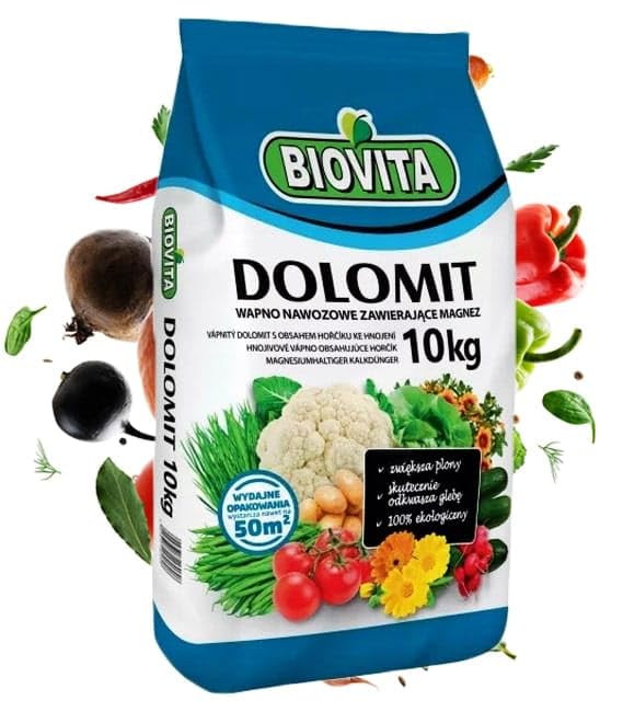 BIOVITA Dolomit Calcium- und Magnesiumdünger Öko-Dünger für Pflanzen (10)