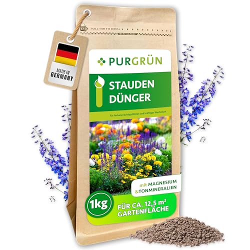 Purgrün® Staudendünger 1 kg – Organisch-mineralische Rezeptur –...