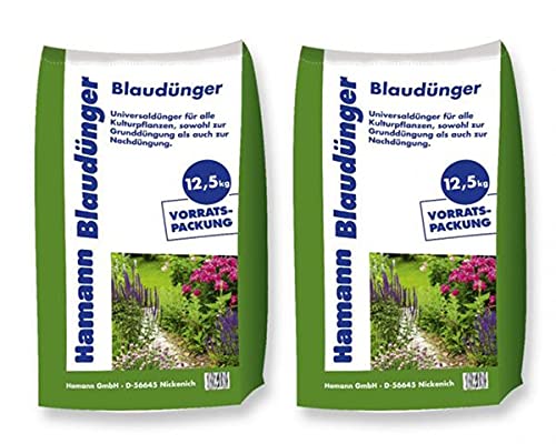 Hamann Blaudünger 25 kg - Sack Volldünger Universaldünger - für eine gesunde...