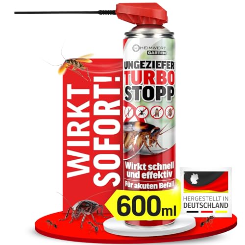HEIMWERT Insektenspray Akut gegen Ungeziefer – Sofortige Wirkung mit...