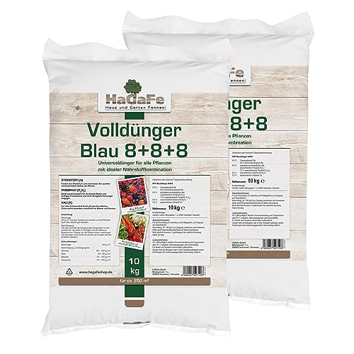 HaGaFe Volldünger Blau Blaukorn Universaldünger Rasendünger NPK Volldünger...