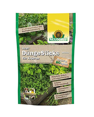 Neudorff 00569 Azet Dünge Sticks für Kräuter, 40 Stück