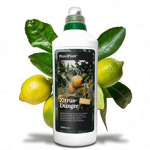 ProviPlant Zitrusdünger – 1 Liter Spezialdünger Zitronen Orangen Limone...