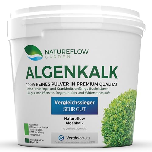 TESTSIEGER Bio Algenkalk für Buchsbäume – Widerstandskraft und Regeneration...