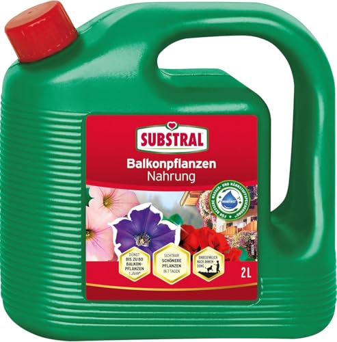 Substral Balkonpflanzen Nahrung Premium Flüssigdünger, 2 L – Für üppige...