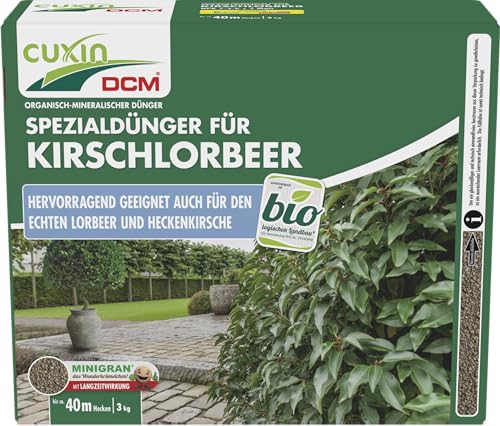 CUXIN DCM Spezialdünger für Kirschlorbeer - Spezialdünger - Langzeitdünger -...