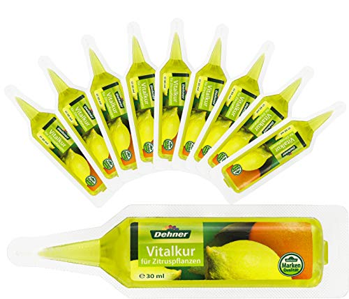 Dehner Zitruspflanzen Vitalkur, flüssig, 10 Stück, je 30 ml