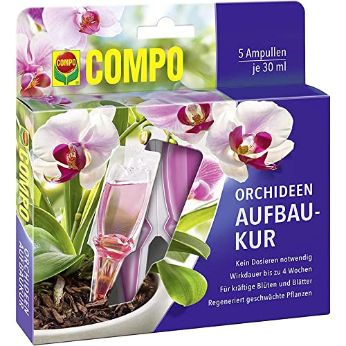 COMPO Orchideen-Aufbaukur für alle Orchideen-Arten, Orchideen-Dünger, 4 Wochen...