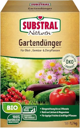 Substral Naturen BIO Garten, 1,7kg - natürlicher Universal-Dünger für Obst,...
