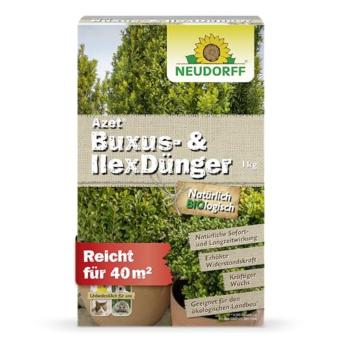 Neudorff Azet Buxus- IllexDünger – Bio Buxusdünger für kräftige und...