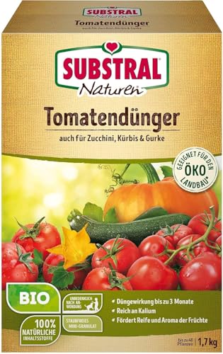 Substral Naturen Bio Tomatendünger, Organisch-mineralischer Dünger, auch für...