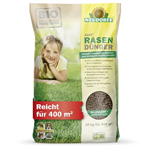 NEUDORFF - Azet Bio Rasen Dünger. Organischer Rasendünger für eine dichte,...