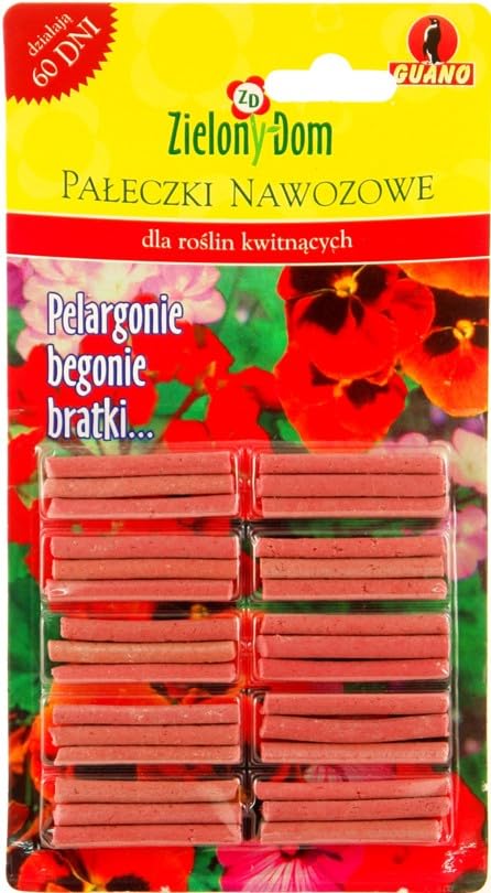 Blühpflanzen Düngestäbchen Mit Guano Blühdünger Langzeitwirkung Dünger 30...