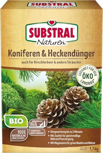 Substral Naturen Bio Koniferen- und Heckendünger, 1,7 kg -...