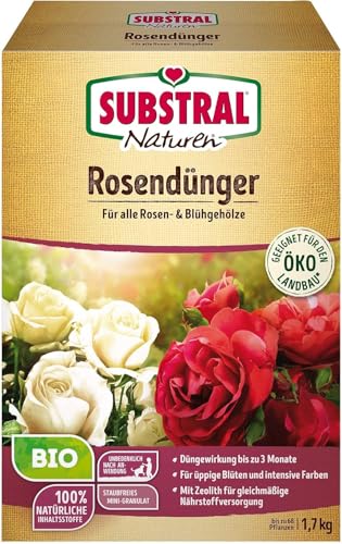 Substral Naturen Bio Rosen, 1,7 kg - Organisch-mineralischer Volldünger für...