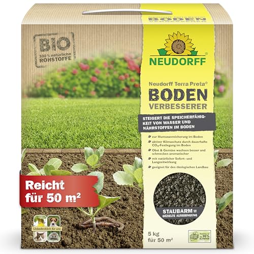 Neudorff Terra Preta BodenVerbesserer – Bio-Dünger mit Bio-Pflanzkohle zur...