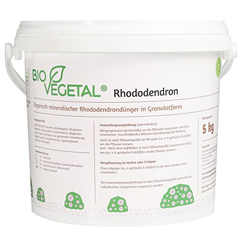 BioVegetal Rhododendrondünger mit Guano und natürlicher Langzeitwirkung durch...
