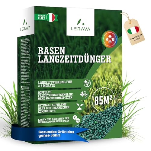 LERAVA® Langzeitdünger (1,7 kg) - Herbstdünger Rasen mit Langzeitwirkung -...