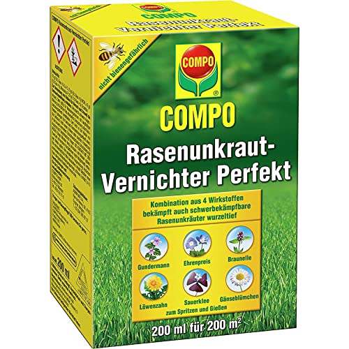 COMPO Rasen Unkrautvernichter Perfekt, Unkrautvernichtung von schwer...