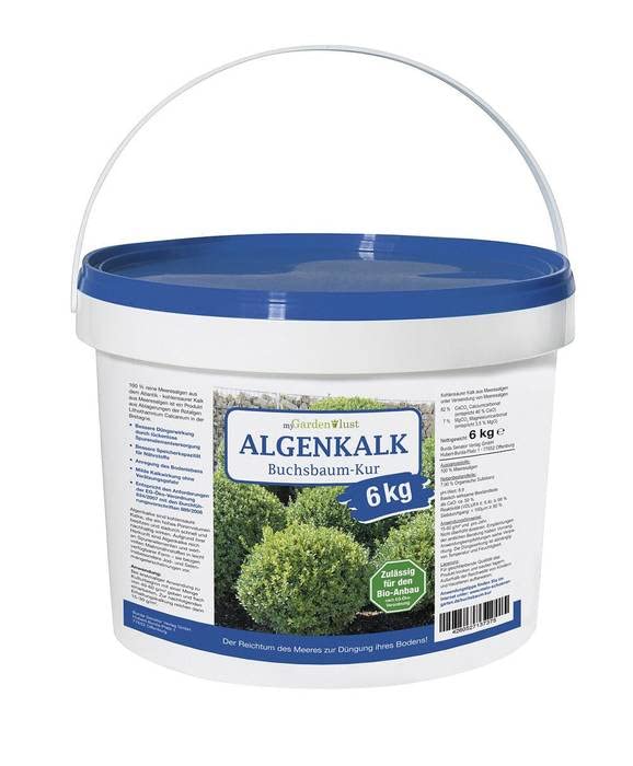myGardenlust Algenkalk Buchsbaumretter 6 kg – Zulässig für den Bio-Anbau –...