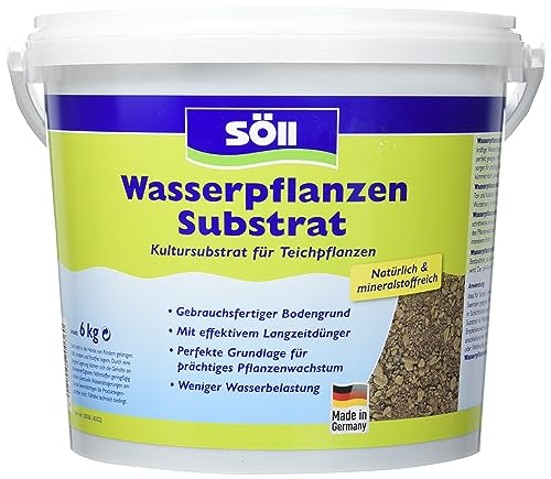 Söll 20036 WasserpflanzenSubstrat Kultursubstrat für Teichpflanzen 6 kg -...