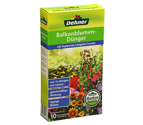 Dehner Balkonblumen-Dünger mit Langzeitwirkung, 1 kg, für ca. 10 Blumenkästen