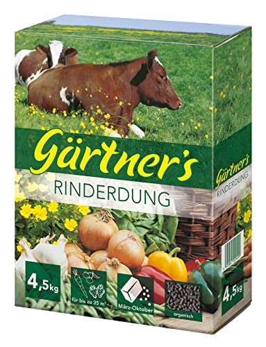 Gärtner's Rinderdung gekörnt, organischer Universal-Dünger mit...