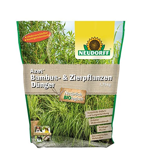 Azet Bambus- & Ziergras Dünger organisch für kräftiges Grün 1,75 Kg Beutel...