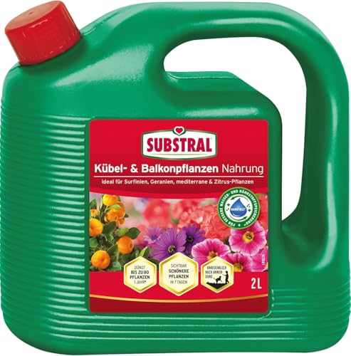 Substral Spezial-Flüssigdünger für Balkon- & Kübelpflanzen, 2L -...