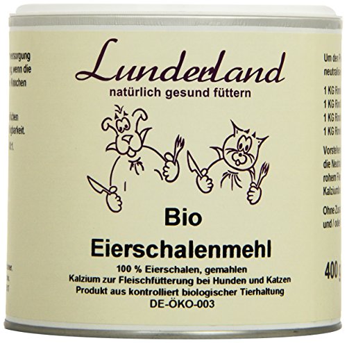 Lunderland - Bio-Eierschalenmehl, 400 g, 1er Pack (1 x 400 g)