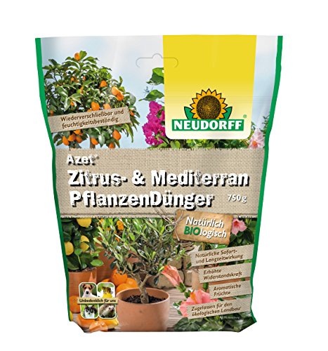 Neudorff Azet Zitrus- & MediterranpflanzenDünger – Bio Langzeitdünger mit...