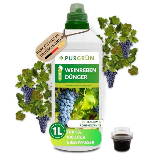 Purgrün® Bio-Weinreben-Dünger 1 Liter – Erhöht die Widerstandskraft mit...
