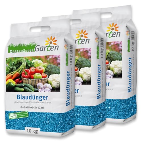 OPPENHÄUSER Blaudünger 30kg bis 450m² - Dünger für Obst, Gemüse und...