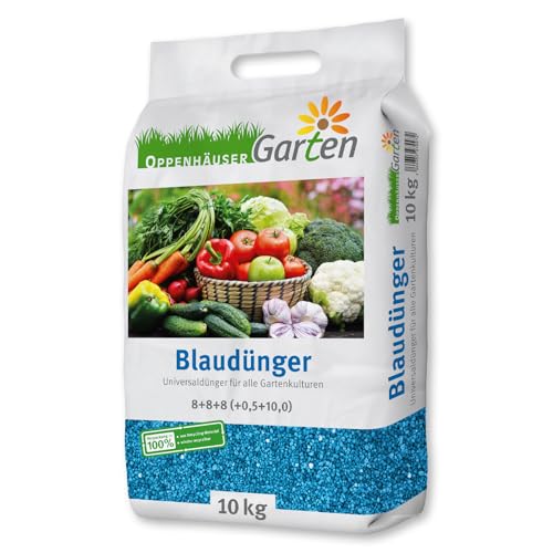 OPPENHÄUSER Blaudünger 10kg bis 150m² - Dünger für Obst, Gemüse und...