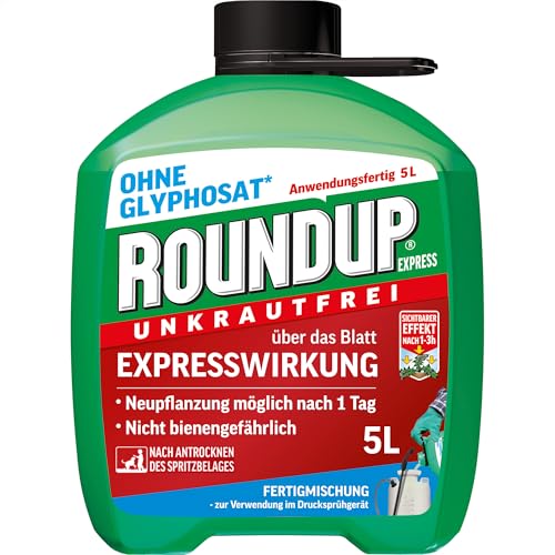 Roundup Unkrautfrei Express, 5 Liter Nachfüll-Kanister - Fertigmischung zur...