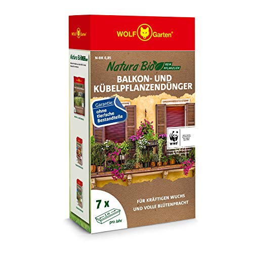 WOLF Garten - 'Natura Bio' Balkon- und Kübelpflanzendünger N-BK 0,85 für ca....