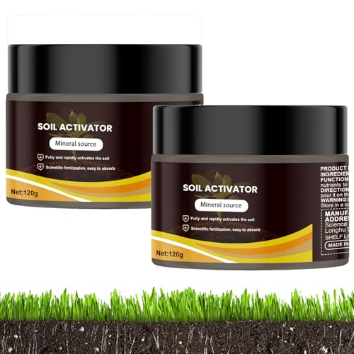 2 Stücks Bodenaktivator Für Pflanzen, 120g Soil Activator Rasen, Wurzel...