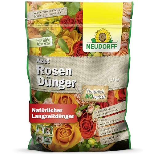 Neudorff Azet RosenDünger – Bio Rosendünger mit 100 Tagen Langzeitwirkung...