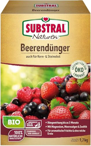 Substral Naturen Bio Beerendünger, 1,7 kg - für Beerenobst, Kern und...