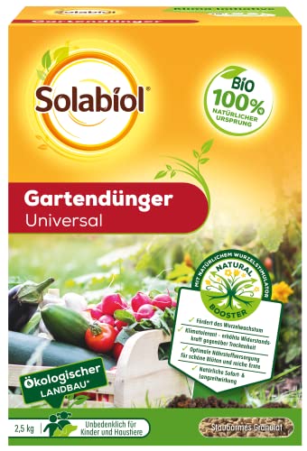 Solabiol Bio Gartendünger Universal mit Sofort- und Langzeitwirkung für Obst,...