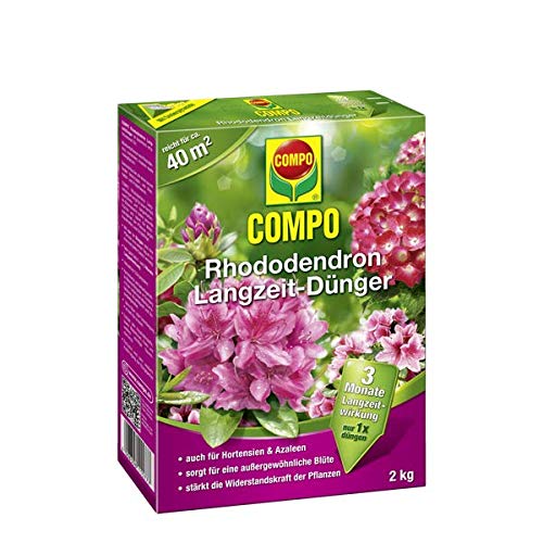COMPO Rhododendron Langzeit-Dünger, 2 kg, Sie erhalten 1 Packung