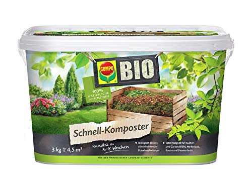 Compo BIO Schnell-Komposter, Kompostbeschleuniger, 3 kg, 4,5 m²
