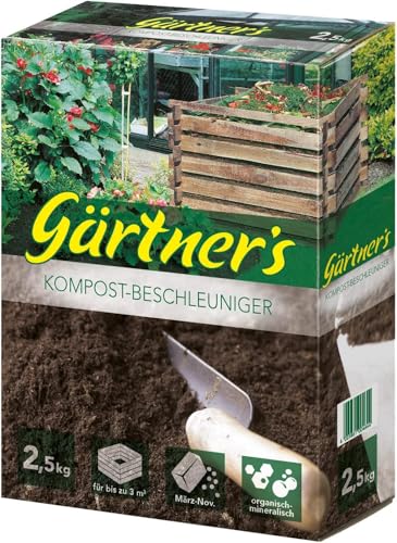 Gärtner's Kompostbeschleuniger, 2,5kg - Hochwirksame Kompostierungslösung für...