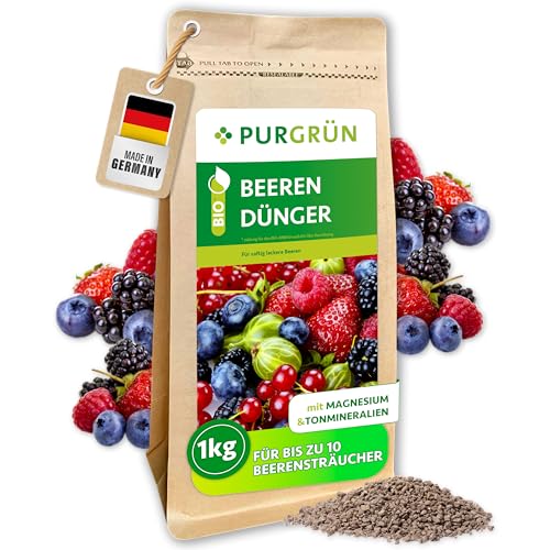 Purgrün® Bio-Beerendünger 1 kg – Organisch-mineralische Rezeptur –...
