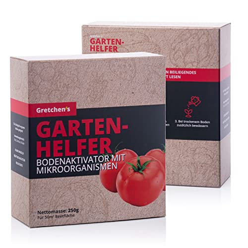 Gretchen - Gartenhelfer Bio Mikroorganismen 250 g (Pulver) - Gemüsedünger...