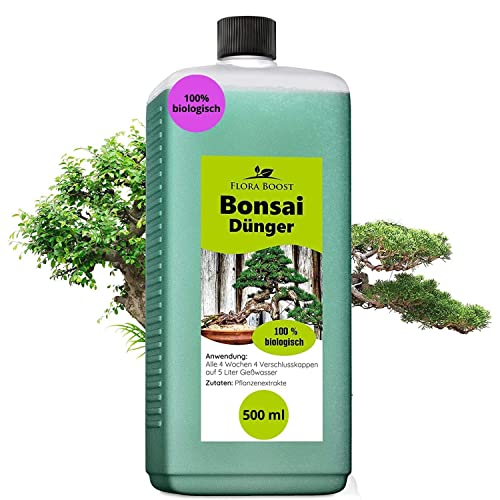 Konfitee Bonsai Dünger Flora Boost 500ml I Für bis zu 100L Gießwasser I Für...