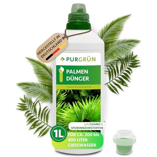 Purgrün® Palmendünger 1 Liter – Schnelles Wachstum dank extra Stickstoff...