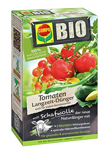 COMPO BIO Tomaten Langzeit-Dünger für alle Arten von Tomaten, Tomatendünger,...