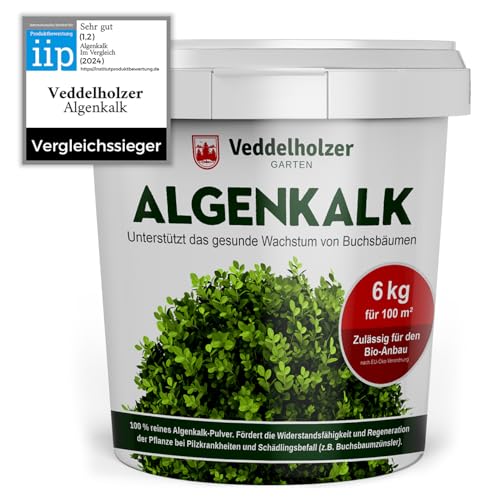 DER SIEGER 09/2020 Veddelholzer 6kg Bio Algenkalk 100% reines Pulver aus...