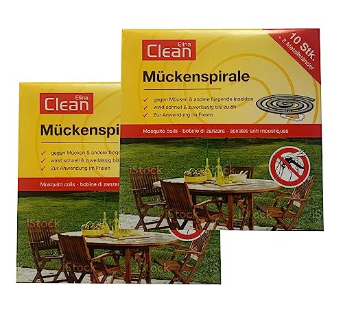 20x Anti-Mücken-Spirale Insektenspriale gegen Mücken Mückenschutz...